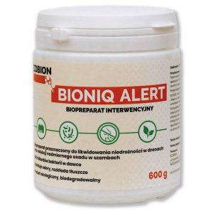 Biopreparat BioniQ Alert do udrażniania drenażu